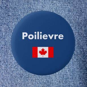 Pierre Poilievre Canada Canadian Flag Dark Color 6 Cm Round Badge