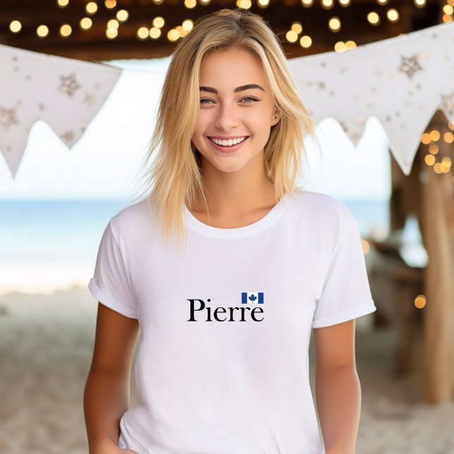 Pierre Poilievre with Official Canada Flag T-Shirt (Creator Uploaded)