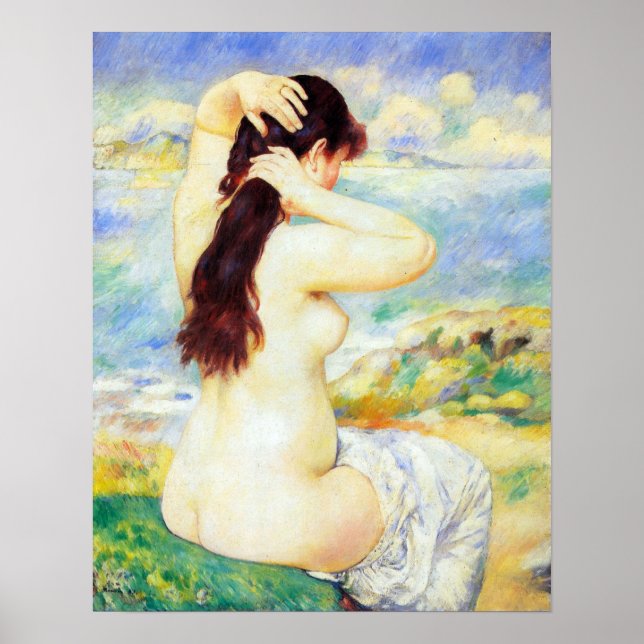 Pierre Renoir - A Bather Poster (Front)