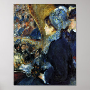 Pierre Renoir - At the theater Poster