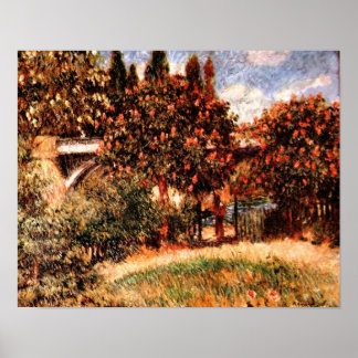 Pierre Renoir - Railway bridge of Chatou Poster