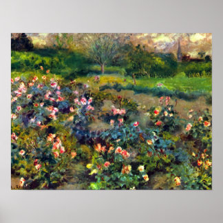 Pierre Renoir - Rose grove Poster
