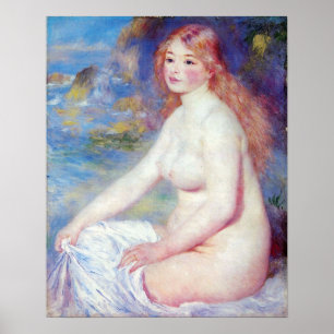 Pierre Renoir - The blond bather Poster