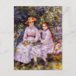 Pierre Renoir- The Daughters of Paul Durand Ruel Postcard