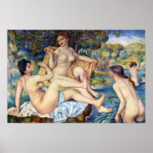 Pierre Renoir - The Large Bathers Poster