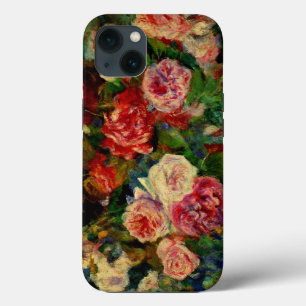 Pierre Renoir's painting, Roses, iPhone 13 Case