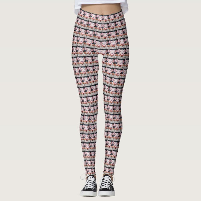 Pierre the Pig University of Arkansas Razorbacks Leggings (Front)