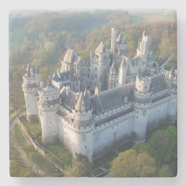 Pierrefonds Castle Stone Coaster (Front)