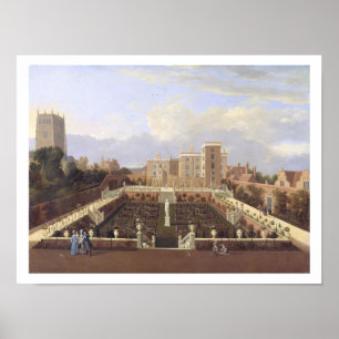 Pierrepont House, Nottingham, c.1708-13 (oil on ca Poster