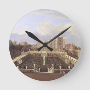 Pierrepont House, Nottingham, c.1708-13 (oil on ca Round Clock