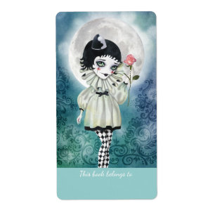 Pierrette Under the Icy Moon Bookplates Labels