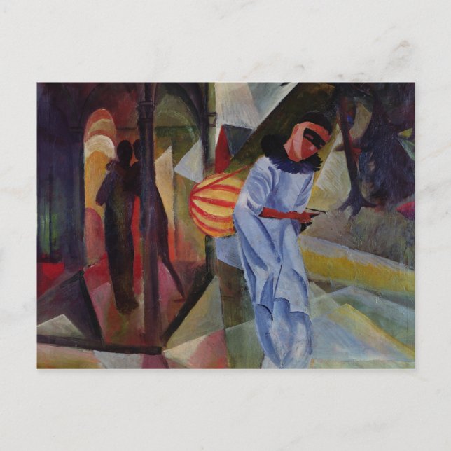 Pierrot, 1913 postcard (Front)