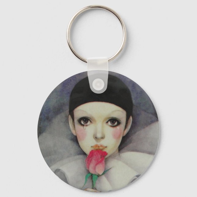 Pierrot 1980s key ring (Front)