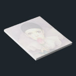 Pierrot 1980s notepad<br><div class="desc">5.5” x 6” notepad with a washed out vintage image of the sad clown Pierrot, a character that has evolved in appearance with Romantic, Decadent, Symbolist, and early Modernist theater and art. This image is the popular image of Pierrot in the 1980s. See the entire Tubular 80s Notepad collection in...</div>