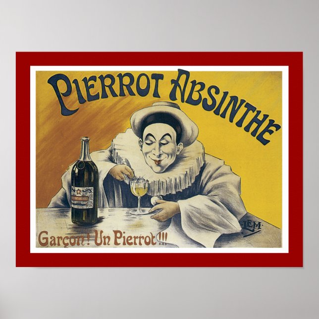 Pierrot Absinthe Poster (Front)