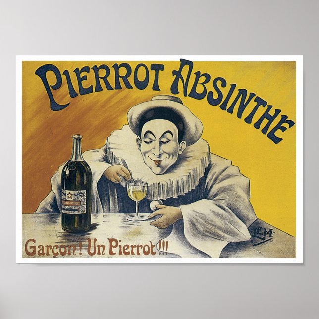 Pierrot Absinthe Poster (Front)