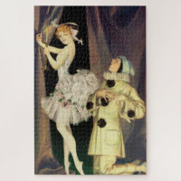 “Pierrot and Columbine” by FX Leyendecker