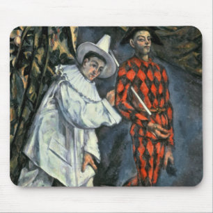 Pierrot and Harlequin , 1888 Mouse Mat
