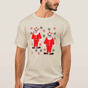 Pierrot Clown Vintage Carnival Clowns Fun Graphic T-Shirt