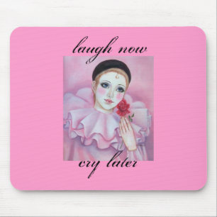 pierrot laugh now cry later.. mouse mat