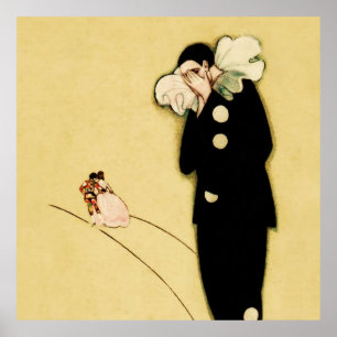 Pierrot’s Lost Love by Sophia Chiostri Poster