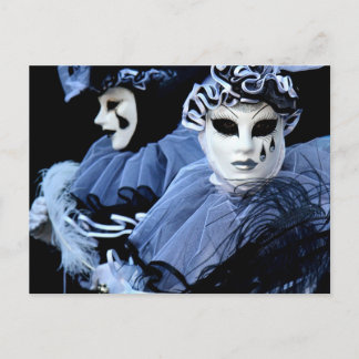 Pierrot triste. postcard