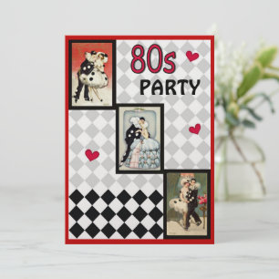 Pierrot's Masquerade Invitation