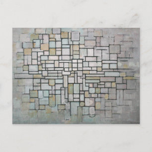 PIET MONDRIAAN - Composition No.11 1913 Postcard