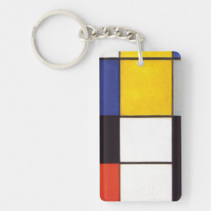 Piet Mondrian-1306 Key Ring