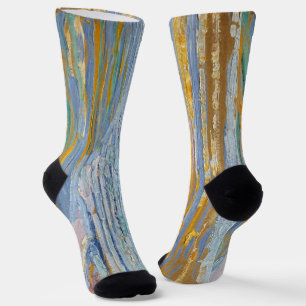 Piet Mondrian Beach View Dunes - Art Socks