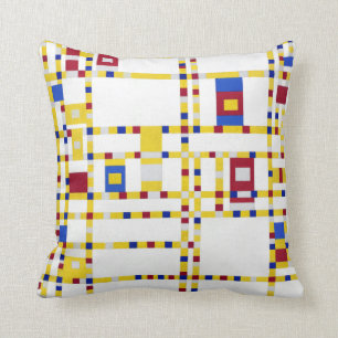 Piet Mondrian Broadway Boogie Woogie Cushion