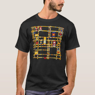 Piet Mondrian - Broadway Boogie Woogie Modern Art T-Shirt