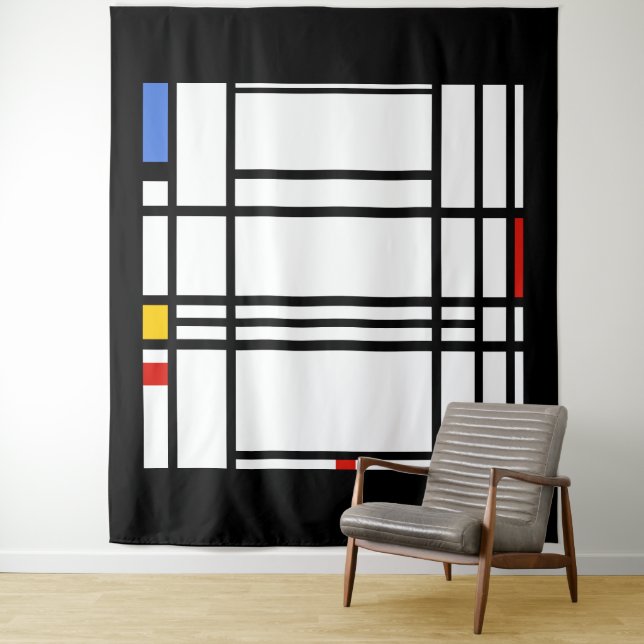 Piet Mondrian, Composition 10 Tapestry (In Situ)