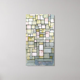 Piet Mondrian Composition 8 Canvas Print