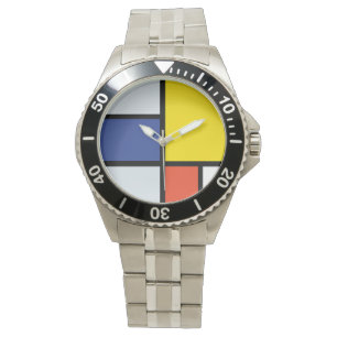 Piet Mondrian Composition A - Abstract Modern Art Watch