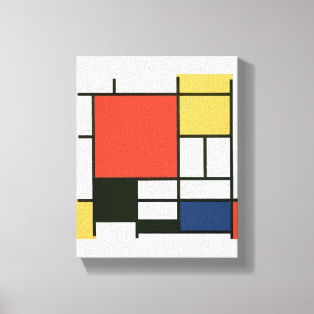Piet Mondrian - Composition Canvas Print (Front)