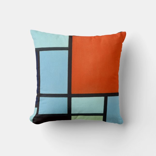 Piet Mondrian Composition Cushion (Front)