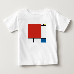 Piet Mondrian - Composition Geometric Abstract Baby T-Shirt