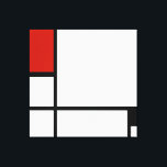 Piet Mondrian - Composition Geometric Abstract Canvas Print<br><div class="desc">Composition No. I, Red and black painting (1929) by Piet Mondrian. Famous paintings. it's a masterpiece of the neoplastic movement. Its precise lines, squares, and careful use of colours - black and red — Capture the essence of minimalism and sophistication. The simplicity of geometric shapes and the harmony of colours...</div>