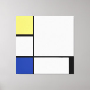 Piet Mondrian - Composition Geometric Abstract Canvas Print