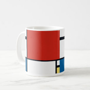 Piet Mondrian - Composition Geometric Abstract Coffee Mug