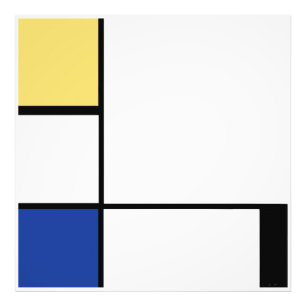 Piet Mondrian - Composition Geometric Abstract Photo Print