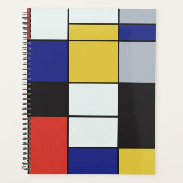 Piet Mondrian - Composition Geometric Abstract  Planner (Front)