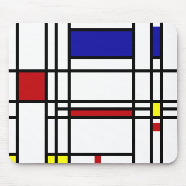 piet mondrian , composition mouse mat (Front)