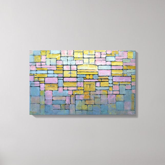 Piet Mondrian Composition No V Canvas Print (Front)