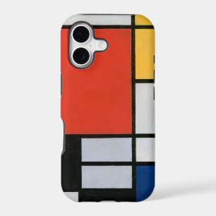 Piet Mondrian Composition Red Yellow Blue Print