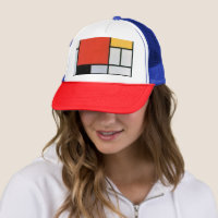 Piet Mondrian Composition Red Yellow Blue Print