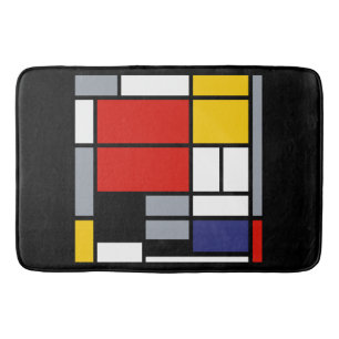 Piet Mondrian, Composition with Large Red Plane Bath Mat