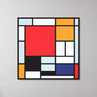 Piet Mondrian - Composition with Large Red Plane