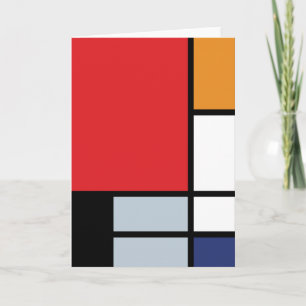 Piet Mondrian - Composition with Large Red Plane Card